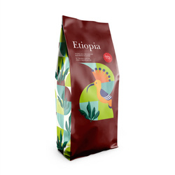 Kawa ziarnista Etiopia 100% Arabica z rzemieślniczej palarni Quba Caffe - 1 kg