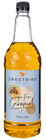 Syrop barmański Sweetbird Karmel Bezcukrowy 1L