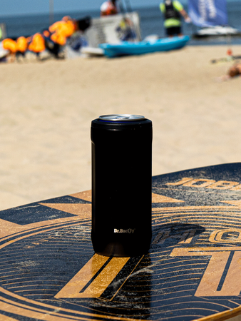 Kubek termiczny na kawę Dr.Bacty Notus 360 ml - czarny