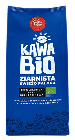 QUBA CAFFE Kawa ziarnista BIO Peru Bezkofeinowa 100% Arabica - 250g