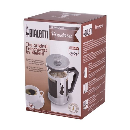French Press Bialetti Preziosa / Omino 1000ml zaparzacz do kawy