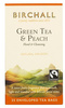 BIRCHALL Herbata zielona Green Tea & Peach 25 kopert