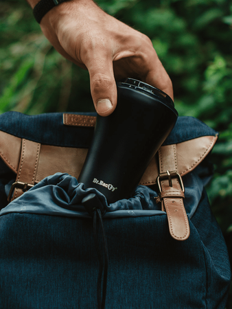 Kubek do kawy termiczny z powłoką ceramiczną Dr.Bacty Apollo 227 ml - czarny