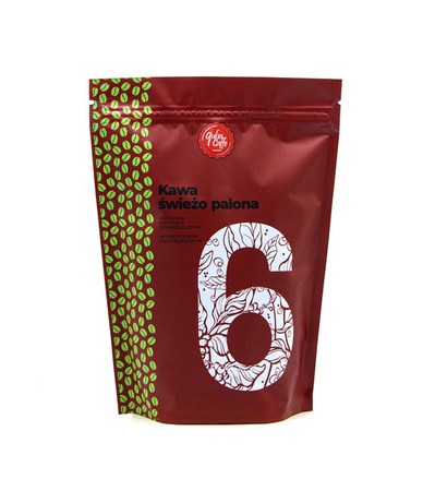 Kawa ziarnista No. 6 Sticky Chocolate z rzemieślniczej palarni Quba Caffe - 250g