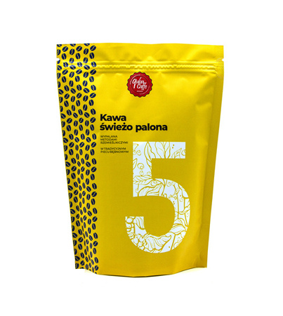 Kawa ziarnista No. 5 Rio Blend z rzemieślniczej palarni Quba Caffe - 250 g