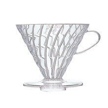 Hario plastikowy Drip V60-02 clear