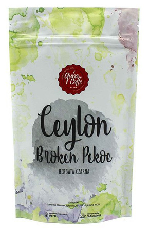 Herbata liściasta czarna Ceylon Broken Pekoe 100g Quba Caffe