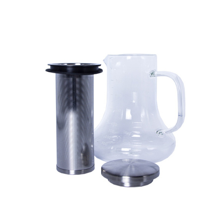 Dzbanek szklany do kawy i herbaty z sitkiem 700ml