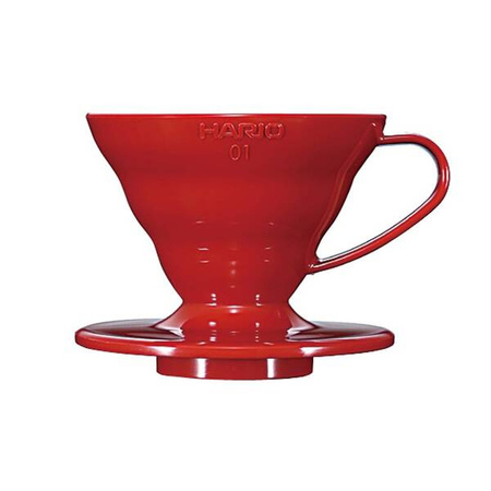 Hario plastikowy Drip V60-01 Czerwony