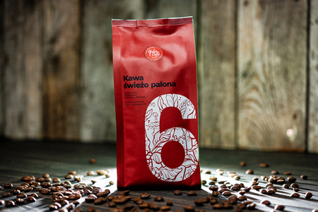 Kawa ziarnista No. 6 Sticky Chocolate z rzemieślniczej palarni Quba Caffe - 250g