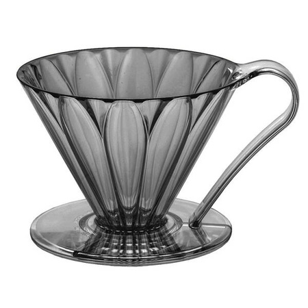 Drip zaparzacz do kawy Tritan Flower Dripper czarny rozmiar: cup4