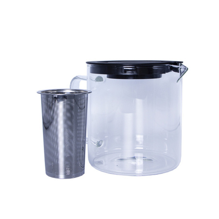 Dzbanek szklany z sitkiem S/S 1300ml