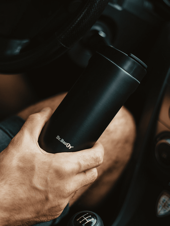 Kubek termiczny na kawę Dr.Bacty Notus 360 ml - czarny