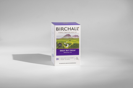Herbata czarna Great Rift Decaf  BIRCHALL – piramidki 20 sztuk 