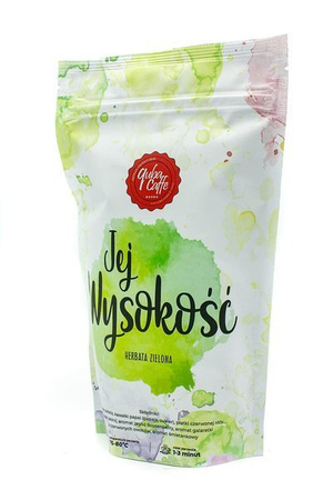 Herbata liściasta zielona z dodatkami Jej Wysokość 100g Quba Caffe