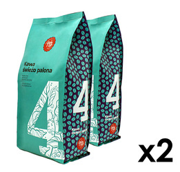 2x 1 kg QUBA CAFFE Kawa ziarnista No. 4