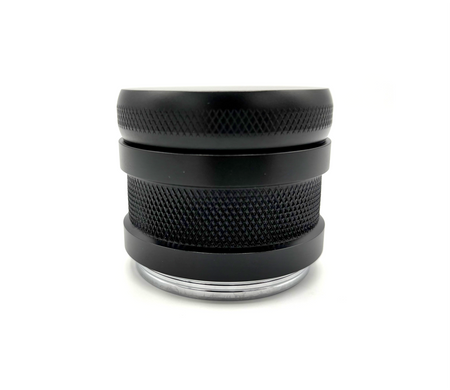 Tamper + dystrybutor 58 mm czarny z pokrywką Leveling Tool