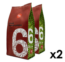 2x 1 kg QUBA CAFFE Kawa ziarnista No. 6