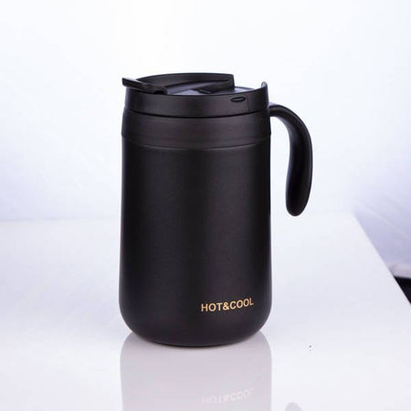 Kubek termiczny czarny 500 ml