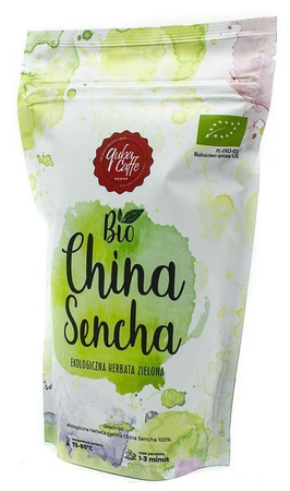 Herbata BIO liściasta zielona China Sencha 100g Quba Caffe