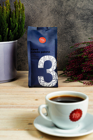 Kawa ziarnista No. 3 Daily Cup z rzemieślniczej palarni Quba Caffe - 250 g