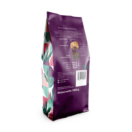 Kawa ziarnista Nikaragua Jinotega 1 kg – Quba Caffe