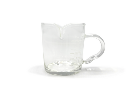 Dzbanuszek szklany na espresso z uchem 70ml