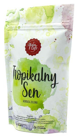 Herbata liściasta zielona z dodatkami Tropikalny Sen 100g Quba Caffe