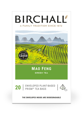 Herbata Zielona Mao Feng BIRCHALL – piramidki 20 sztuk