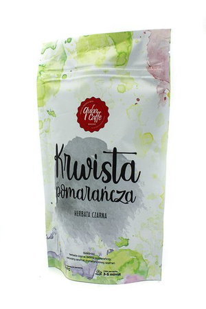 Herbata liściasta czarna z dodatkami Krwista Pomarańcza 100g Quba Caffe