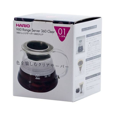 Serwer Hario V60-01 Range Server 360ml Clear