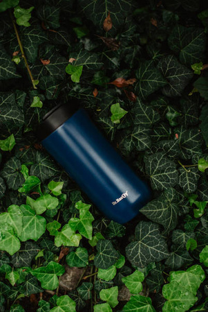 Kubek termiczny na kawę Dr.Bacty Notus 360 ml - granatowy