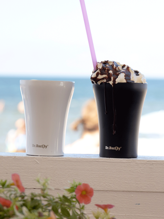 Kubek do kawy termiczny z powłoką ceramiczną Dr.Bacty Apollo 227 ml - czarny