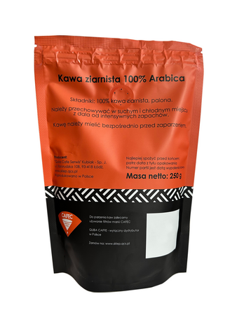 Quba Caffe Kawa ziarnista 250g Specialty Rwanda Mahembe Murundo