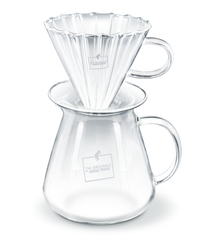 Zestaw Julius Meinl Dripper + Serwer – szklany zestaw do kawy przelewowej pour-over