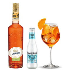 Zestaw do Aperol Spritz 0% - Giffard Spritz Alkohol Free 700 ml + Tonic