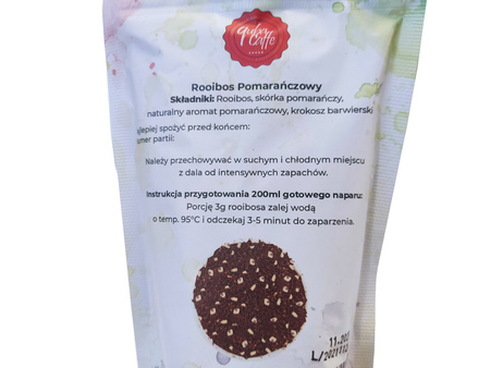 Herbata liściasta 100g Rooibos Pomarańczowy Quba Caffe
