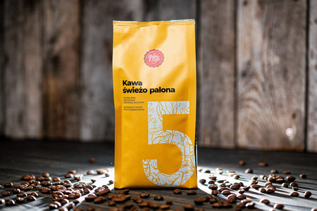 Kawa ziarnista No. 5 Rio Blend z rzemieślniczej palarni Quba Caffe - 250 g