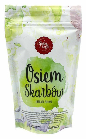 Herbata liściasta zielona z dodatkami Osiem Skarbów 100g Quba Caffe