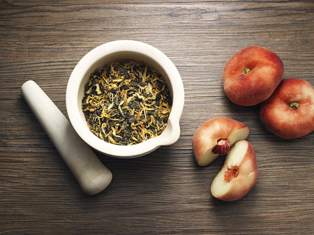 BIRCHALL Herbata zielona Green Tea & Peach 20 piramidek