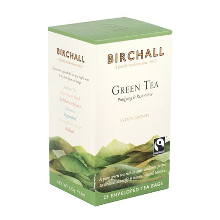 BIRCHALL Herbata zielona Green Tea 25 kopert