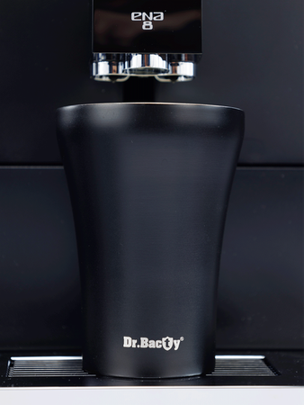 Kubek do kawy termiczny z powłoką ceramiczną Dr.Bacty Apollo 227 ml - czarny
