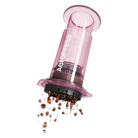AeroPress Clear Pink - Zaparzacz do kawy różowy 250ml