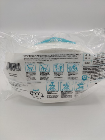 Filtr papierowy trapezoidalny, Abaca, biały, cup3-5, 100szt.