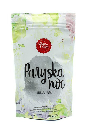 Herbata liściasta czarna z dodatkami Paryska noc 100g Quba Caffe