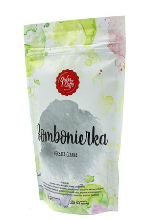 Herbata liściasta czarna z dodatkami Bombonierka 100g Quba Caffe