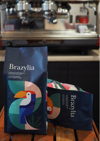 Kawa ziarnista Brazylia Cerrado of Minas 500 g – Quba Caffe