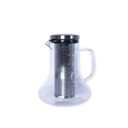 Dzbanek szklany do kawy i herbaty z sitkiem 700ml