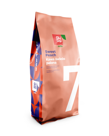 Kawa ziarnista No. 7 Sweet Peach z rzemieślniczej palarni Quba Caffe - 1kg