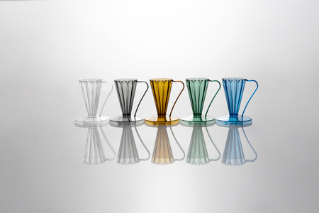 Drip zaparzacz do kawy Cafec Tritan Dripper Deep27 Niebieski cup 1